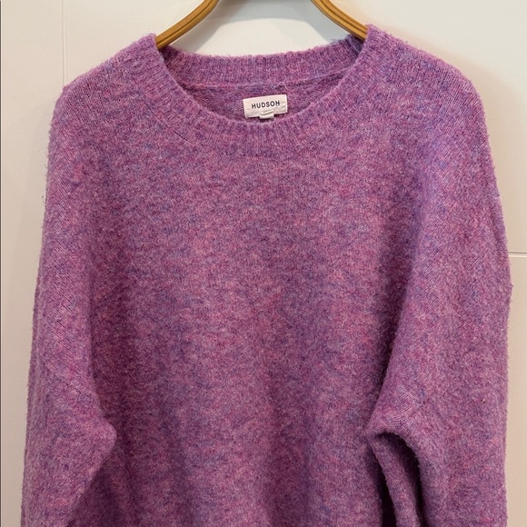 Hudson North Lavender Crew Neck Sweater size 3X - Picture 3 of 9